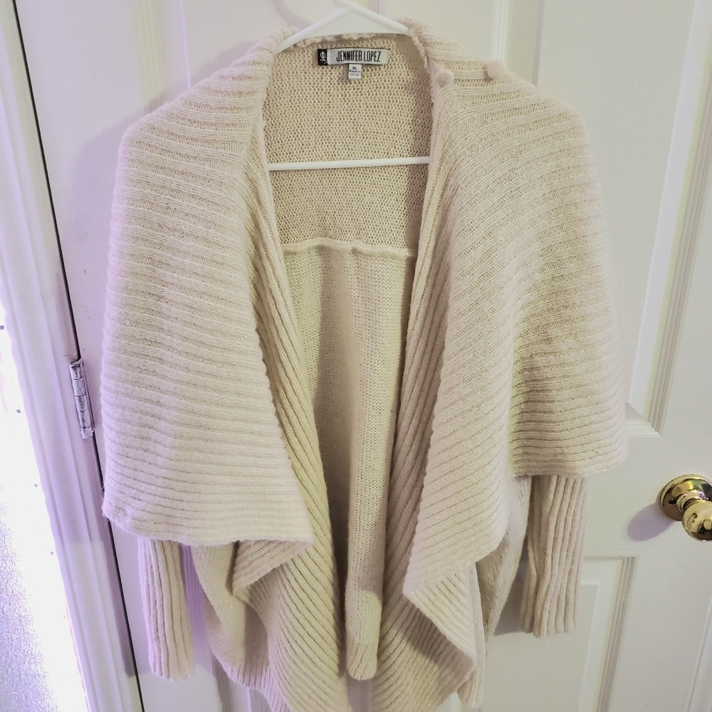 SOLD Jennifer Lopez Oversize Ribbed Cardigan